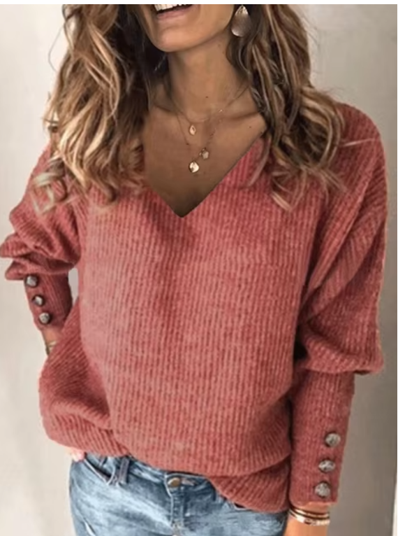 Maglione da donna scollo V