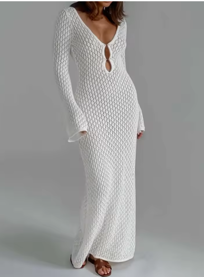 Abito lungo bianco