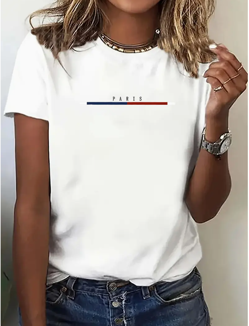 T-shirt casual maniche corte