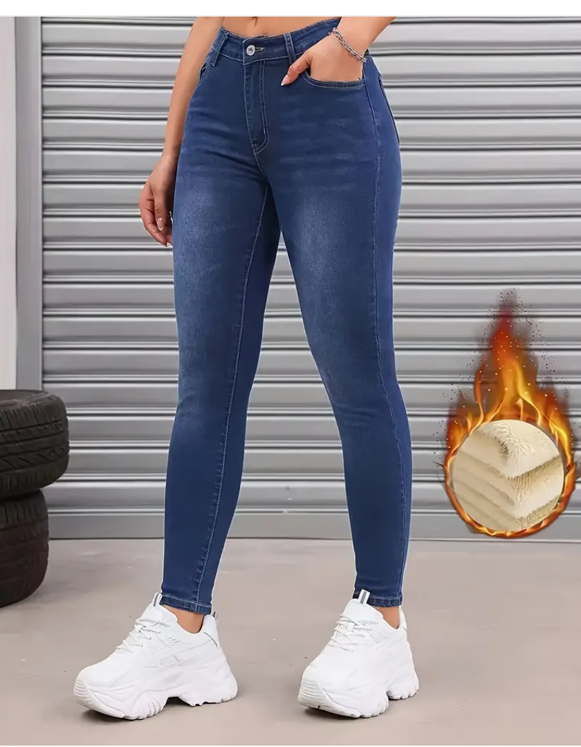 Jeans elasticizzato blu