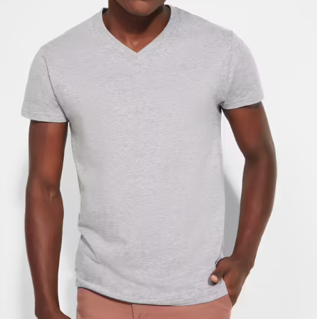Maglia uomo cotone scollo a v