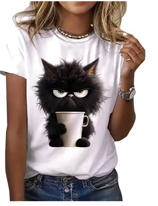 T-shirt casual bianca