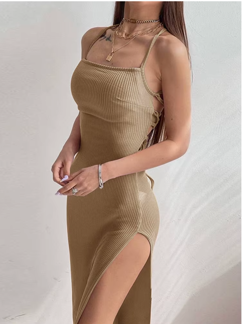 Vestito donna lungo aderente